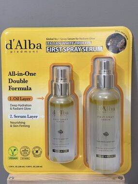 D'Alba White Truffle First Spray Serum Duo 100ml and 180ml